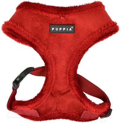Шлея-жилетка для животных Puppia Terry утепленная / PASD-HA1661-WN-XL (красный)