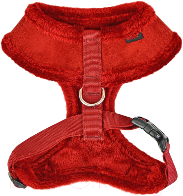Шлея-жилетка для животных Puppia Terry утепленная / PASD-HA1661-WN-L (красный)