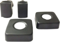 Комплект фитингов для полотенцесушителя ZorG ZR ST (черный матовый) - 