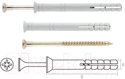 Дюбель-гвоздь Starfix SM-43014-50