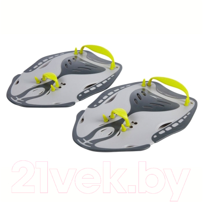 Лопатки для плавания Speedo BioFUSE Power Paddle / B076 (M, зеленый/серый)