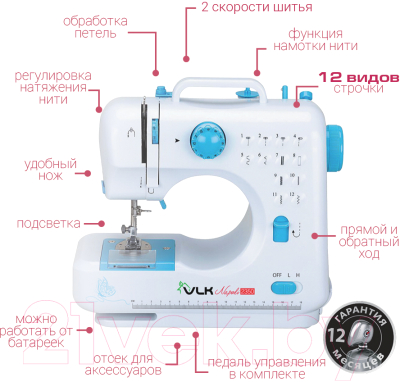 Швейная машина VLK Napoli 2350 (белый)