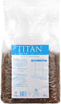 Сухой корм для кошек Titan Premium Economy (10кг)
