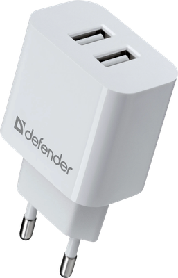 Адаптер питания сетевой Defender UPA-22 / 83580 (белый) - 