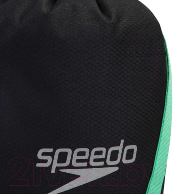 Мешок для обуви Speedo Pool Bag / D712 (черный/зеленый)