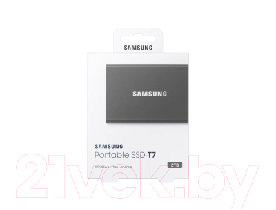 Изображение товара Внешний жесткий диск Samsung T7 2TB (MU-PC2T0T/WW)