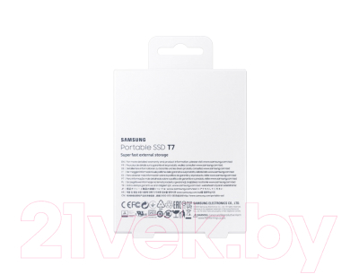 Изображение товара Внешний жесткий диск Samsung T7 2TB (MU-PC2T0T/WW)