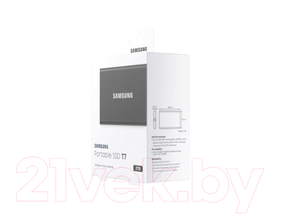 Изображение товара Внешний жесткий диск Samsung T7 2TB (MU-PC2T0T/WW)