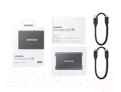 Изображение товара Внешний жесткий диск Samsung T7 2TB (MU-PC2T0T/WW)