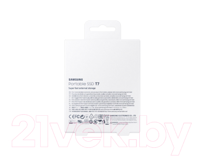 Внешний жесткий диск Samsung T7 2TB (MU-PC2T0H/WW)