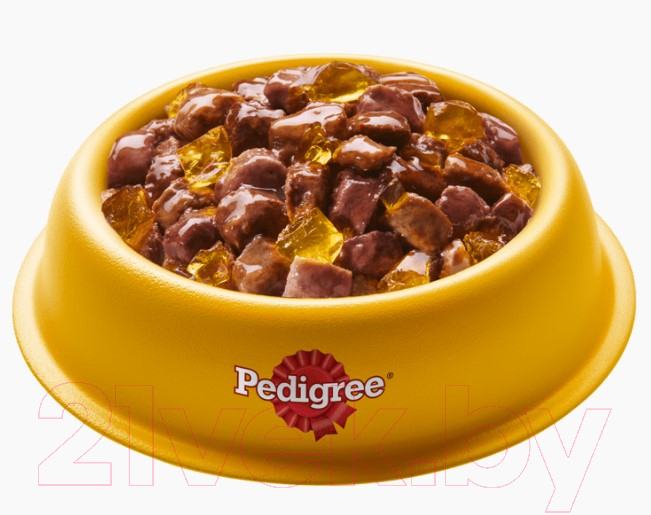Влажный корм для собак Pedigree Для взрослых собак всех пород с телятиной и печенью в желе (85г) — фото 3