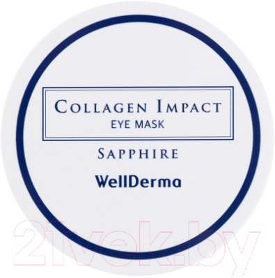 

Патчи под глаза Wellderma, Гидрогелевые Collagen Impact Eye Mask Sapphire