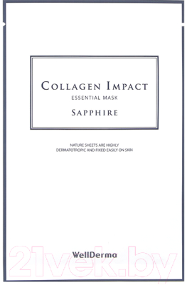 

Набор масок для лица Wellderma, Collagen Impact Essential Mask Sapphire