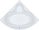 Ванна акриловая Triton Сабина 160x160 (с каркасом) - 
