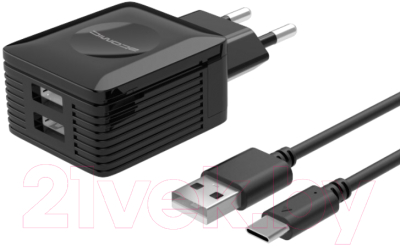 

Зарядное устройство сетевое Atomic, Черный, U500 / 10.128 microUSB