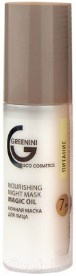 

Маска для лица кремовая Greenini, Nourishing Night Facial Mask
