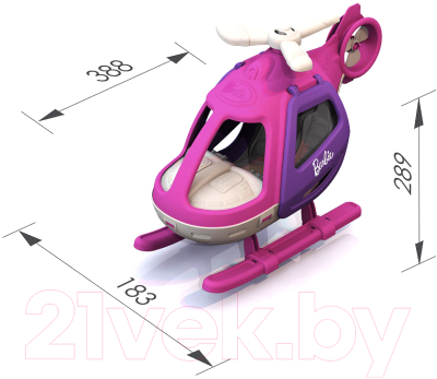 Вертолет игрушечный Нордпласт Барби / 394