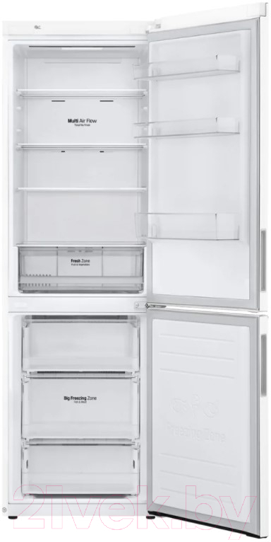 Холодильник с морозильником LG DoorCooling+ GA-B459CQWL — фото 5