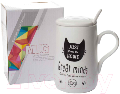 

Кружка с ложкой MONAMI, MUG-173