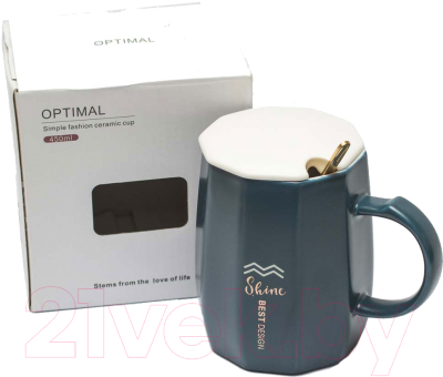 

Кружка с ложкой MONAMI, MUG-197