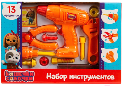 Набор инструментов игрушечный Кошечки-Собачки Набор инструментов / 38424