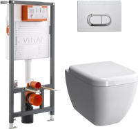 

Унитаз подвесной с инсталляцией VitrA, 9855B003-7200