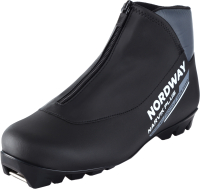 Ботинки для беговых лыж Nordway 17NRBPBA43 / A17ENDXB008-BA (р.43, черный/серый) - 