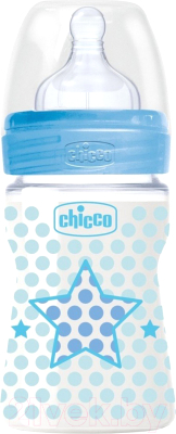 Бутылочка для кормления Chicco Well-Being с силиконовой соской / 340728652 (150мл)