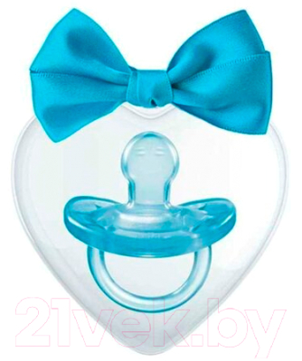 

Пустышка Chicco, Голубой, Physio Soft Fantastic Love / 340728653