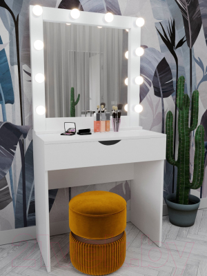Туалетный столик с зеркалом Мир Мебели SV-12 с подсветкой
