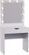 Туалетный столик с зеркалом Мир Мебели SV-12 с подсветкой - 