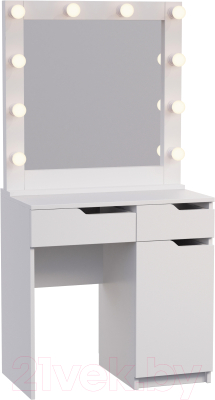 Туалетный столик с зеркалом Мир Мебели SV-23 с подсветкой