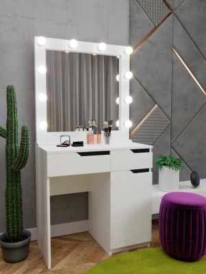 Туалетный столик с зеркалом Мир Мебели SV-23 с подсветкой
