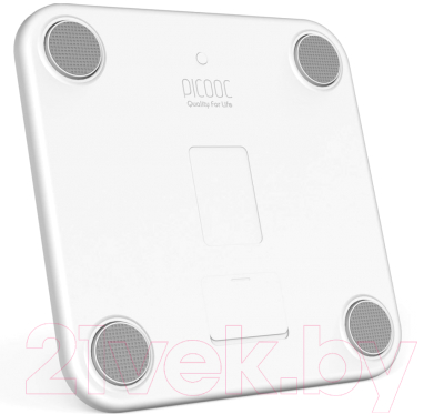 Напольные весы электронные Picooc Mini Pro + фитнес-ленты и видеоуроки в подарок (белый)