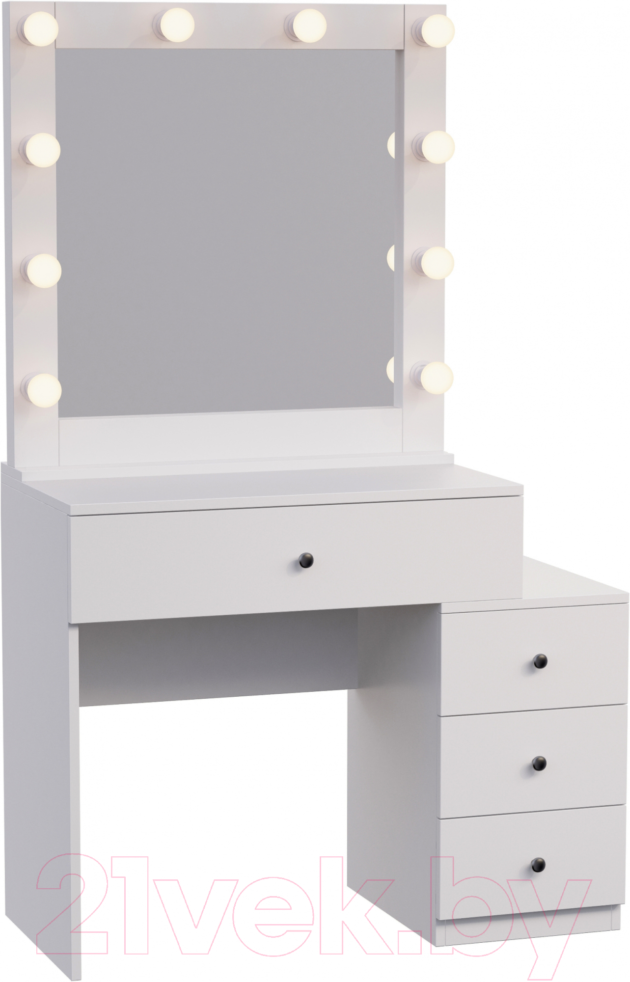 Туалетный столик с зеркалом Мир Мебели SV-44 с подсветкой