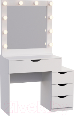 Туалетный столик с зеркалом Мир Мебели SV-45 с подсветкой