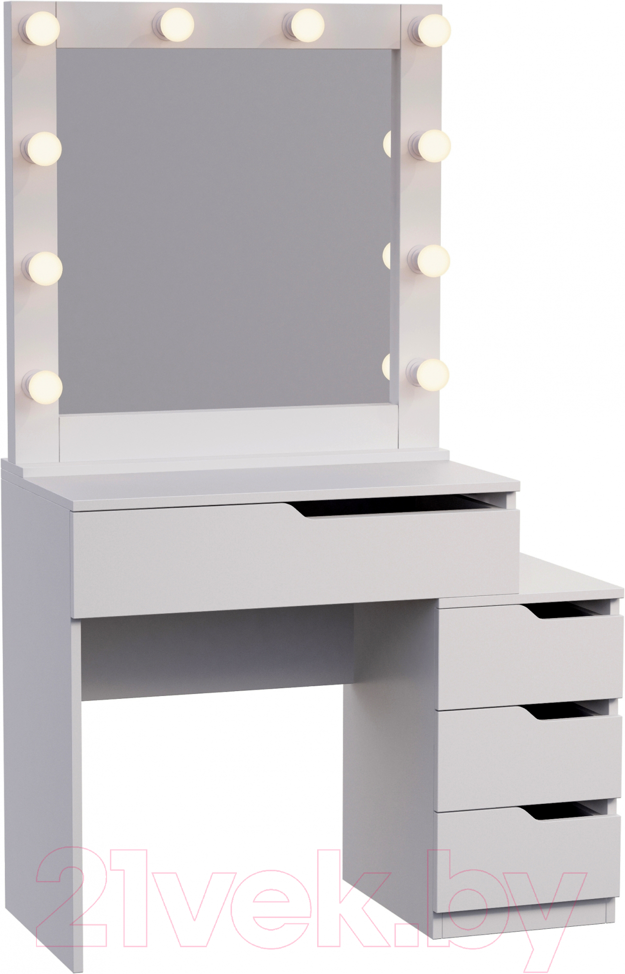 Туалетный столик с зеркалом Мир Мебели SV-46 с подсветкой