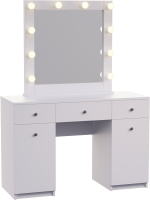 Туалетный столик с зеркалом Мир Мебели SV-51 с подсветкой - 