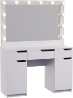 Туалетный столик с зеркалом Мир Мебели SV-63 с подсветкой - 