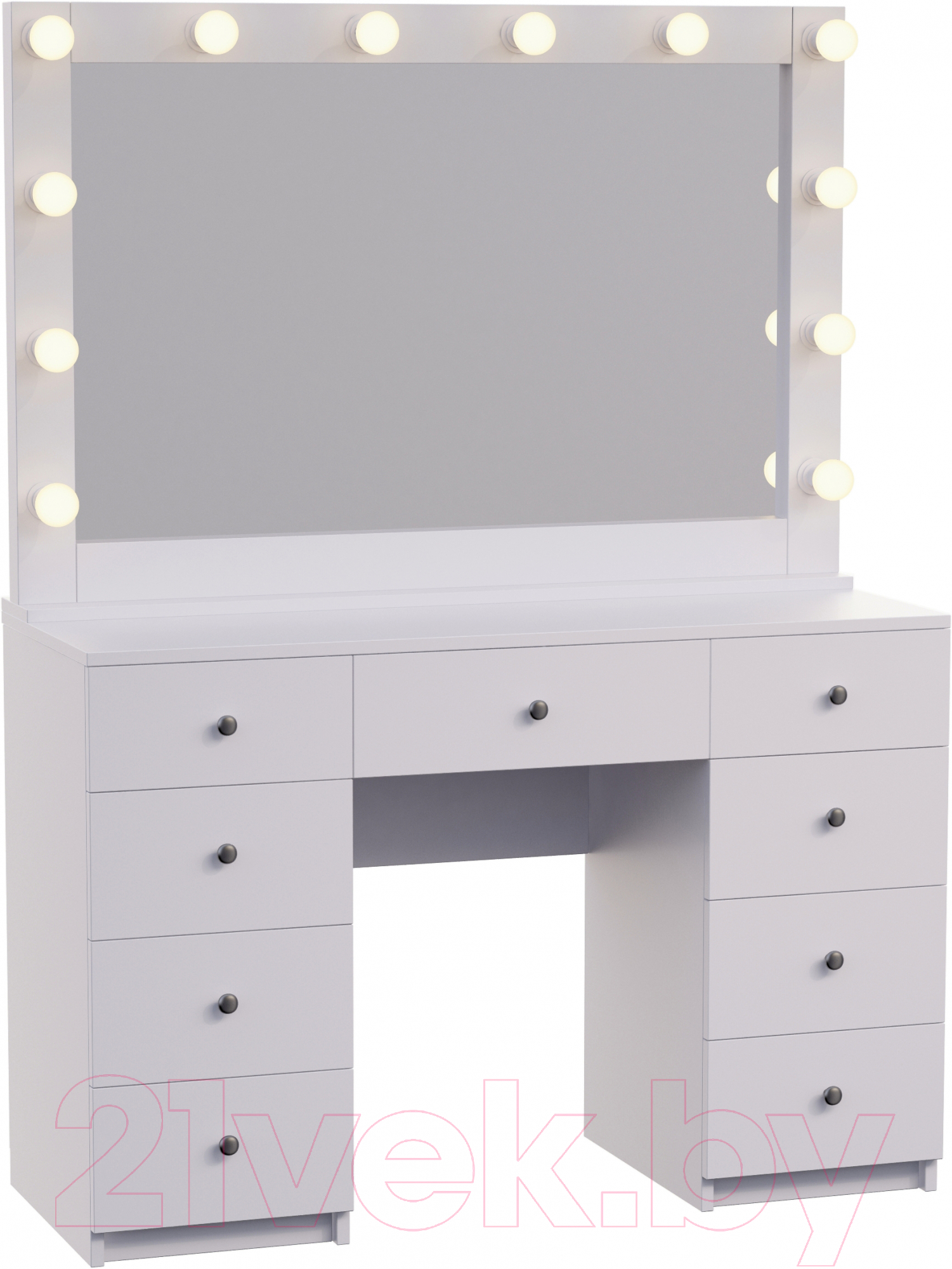 Туалетный столик с зеркалом Мир Мебели SV-64 с подсветкой