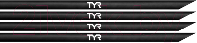 Резинка для лопаток TYR Silicone Replacement Straps LHPSILST/001 (черный)