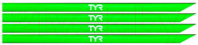Резинка для лопаток TYR Silicone Replacement Straps LHPSILST/322 (зеленый)