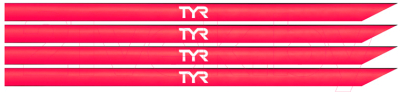 Резинка для лопаток TYR Silicone Replacement Straps LHPSILST/610 (красный)