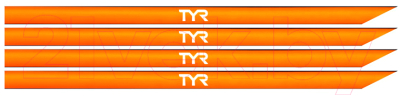 Резинка для лопаток TYR Silicone Replacement Straps LHPSILST/810 (оранжевый)