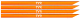 Резинка для лопаток TYR Silicone Replacement Straps LHPSILST/810 (оранжевый) - 