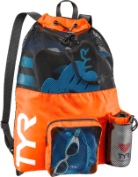 Мешок для экипировки TYR Big Mesh Mummy Backpack / LBMMB3/820 (оранжевый) - 