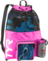 Мешок для экипировки TYR Big Mesh Mummy Backpack / LBMMB3/670 (розовый) - 