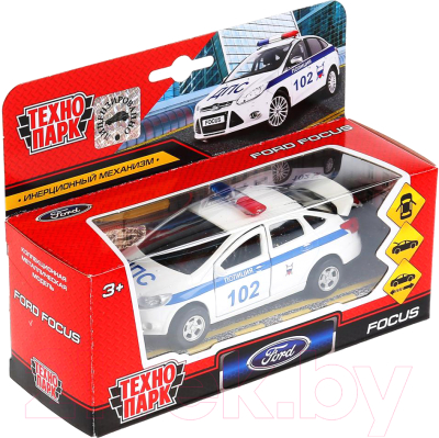 Автомобиль игрушечный Технопарк Ford Focus. Полиция / SB-16-45-P(W)-WB