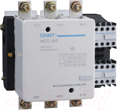 

Контактор Chint, NC2-265 265A 230В/АС3 / 236423