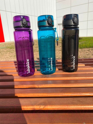 Бутылка для воды UZSpace Tritan One Touch / 6018 (500мл, фиолетовый)